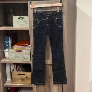 It’s Me U.S.A. Dark Wash Boot Cut Jeans,Size 1